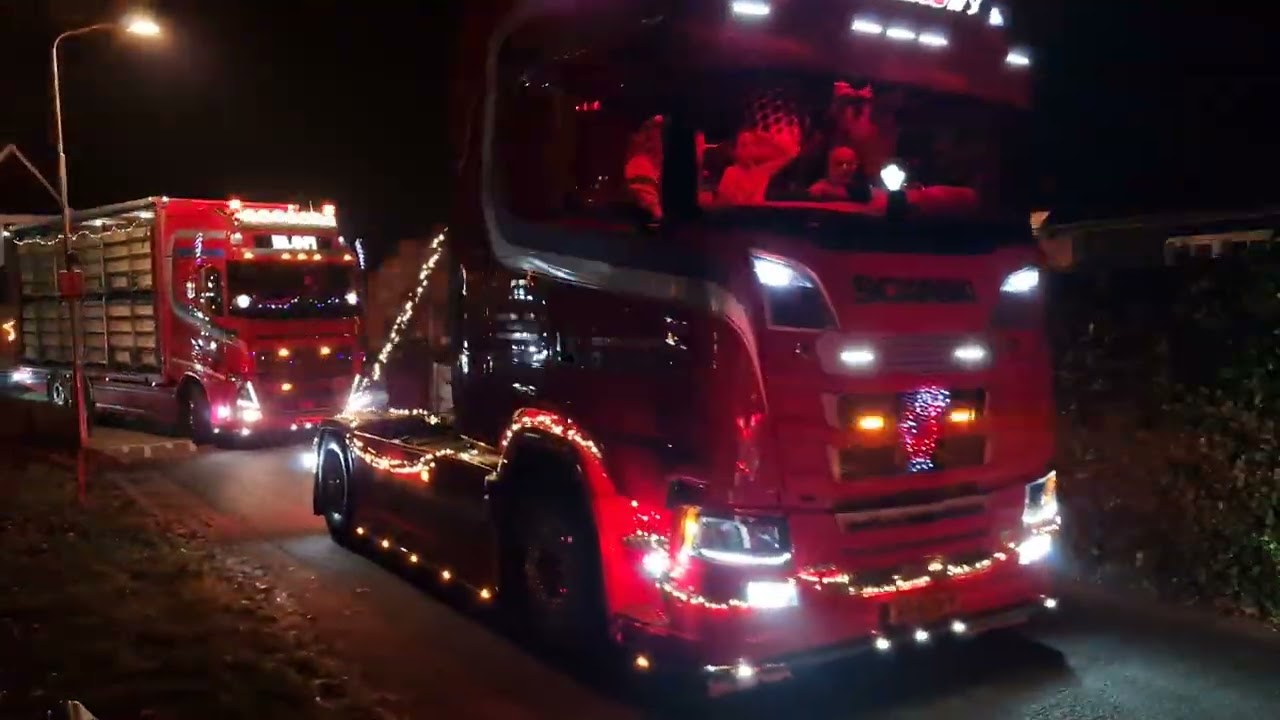Truckers Lichtjesparade #Oldebroek #winterfestijn 20 dec. 2025
