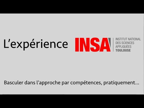 06 diffusion au sein de l'INSA Toulouse de l'approche par compétences