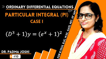 Rules for finding particular integral case 1 in differential equations | pi of constant term |ODE #2
