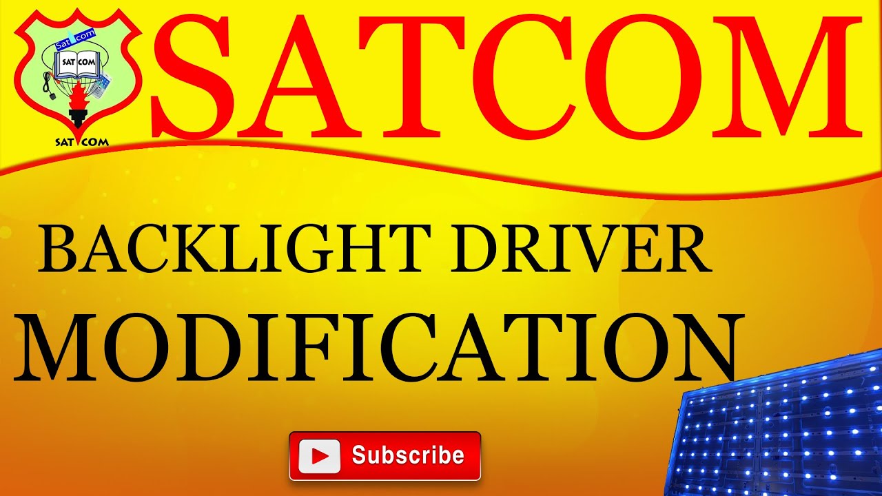 How to Modify the LED backlight Drivers ? / እንዴት LED ባክላይት ድራይቨር ሞዲፋይ ...