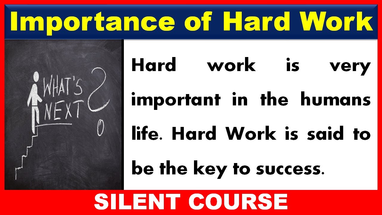 speech on importance of hard work