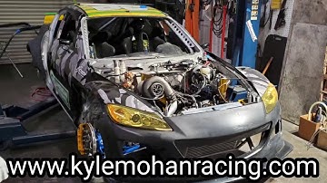RX8 Building 20b Formula Drift car 2020 timelapse video off season