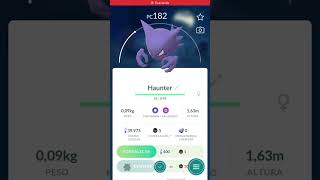 Mds capturei um haunter #pokamon #pokemongo #haunter