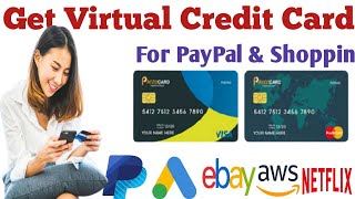 How To Create Virtual Visa Card For Online Shopping Get Virtual Credit Card For Paypal Verifiy