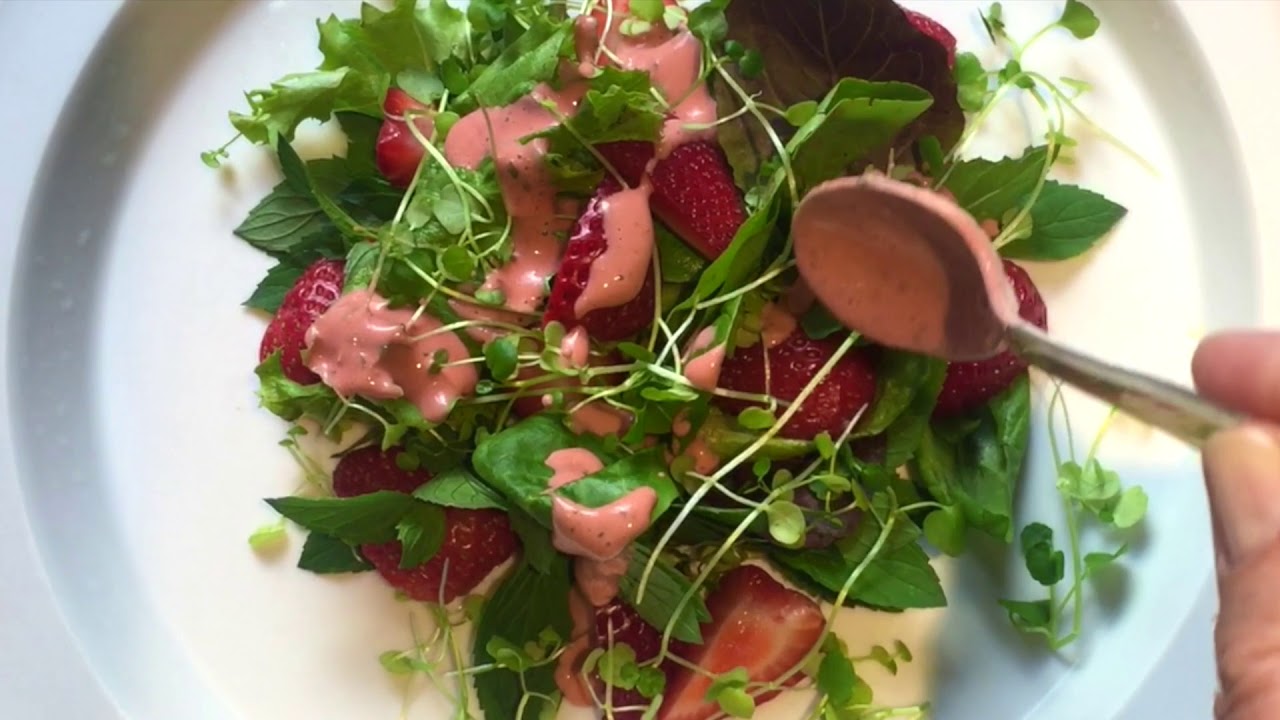 Strawberry Basil Blast Dressing YouTube