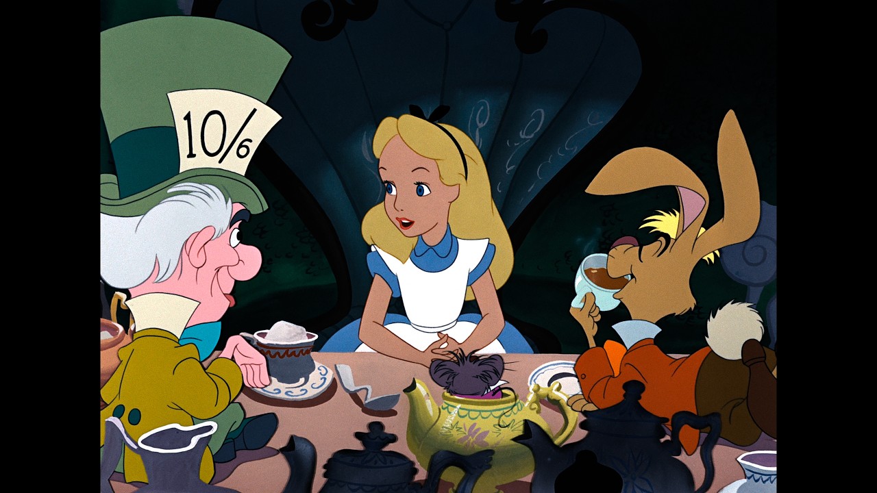 Alice in Wonderland 1951 A Mad Tea Party, The Unbirthday Song 2 - YouTube