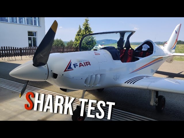 Shark microlight airplane test