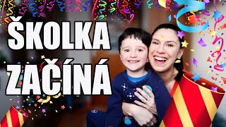 PRVNÍ DEN VE ŠKOLCE, ZMĚNA DOMÁCÍ RUTINY, DENNÍ VLOG