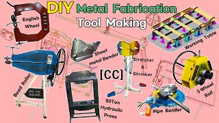 [CC] DIY own metal fabrication tool making 금속용 공구[9종] 만들기