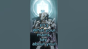 What your mains say about you! #warframe1999 #warframepc #warframecommunity