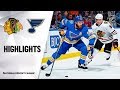 NHL Highlights | Blackhawks @ Blues 12/14/19