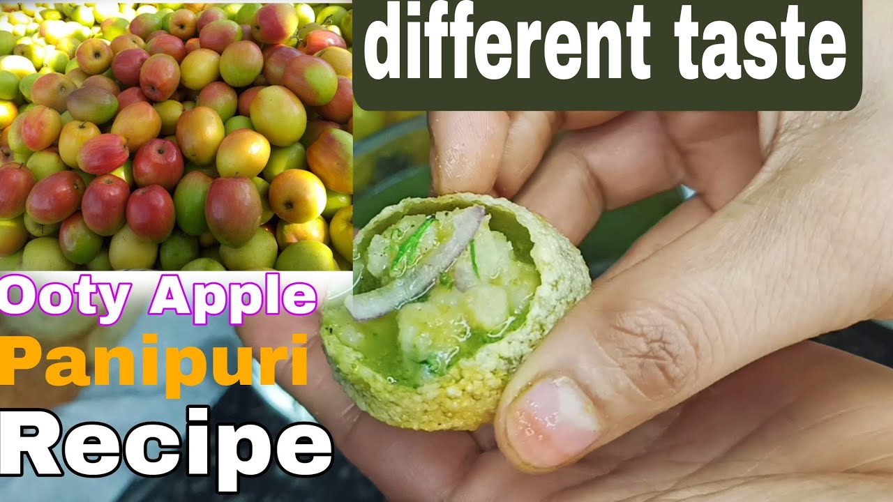 Ooty Apple Panipuri Recipe Seasonal Fruits Panipuri different Varieties ooty-apple-panipuri-recipe-seasonal-fruits-panipuri-different-varieties