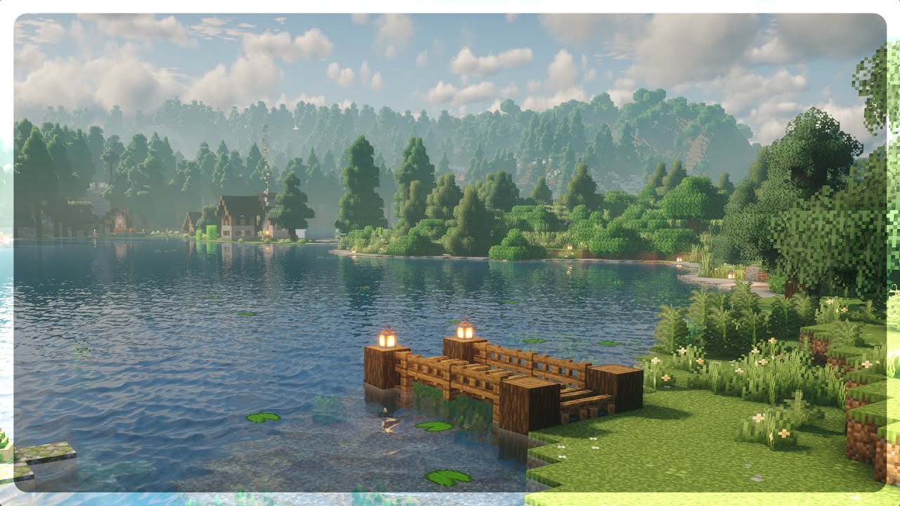 🍃 Serenity by the Lake | Minecraft Ambience & Music - YouTube