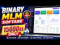 BINARY MLM Software in Just ₹15,000 | ADMIN+USER+FRANCHAISE System