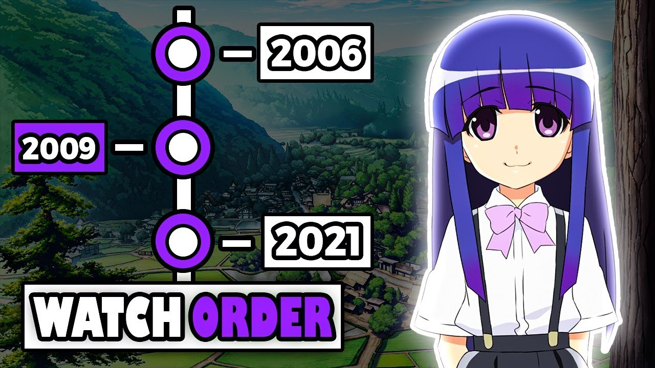 I made a Higurashi anime watch order guide : r/anime