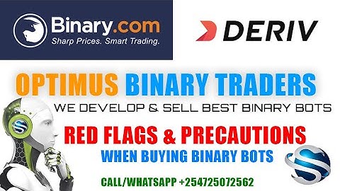 RED FLAGS AND PRECAUTIONS WHEN BUYING BINARY BOTS || PART 1