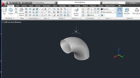 Make Elbow in AutoCAD- AutoCAD tutorial