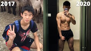 3.5 YEARS ALL NATURAL CALISTHENICS + WEIGHTS TRANSFORMATION || FROM SKINNY TO BUFF