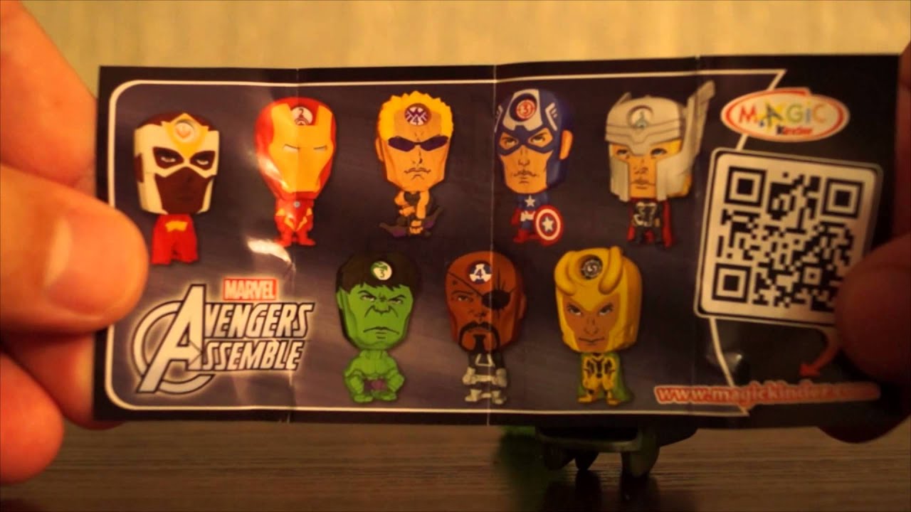 Kinder Surprise 2015 toys The Avengers Киндер Сюрприз Мстители из серии The Avengers