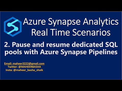 2. Pause And Resume Dedicated SQL Pools With Azure Synapse Pipelines