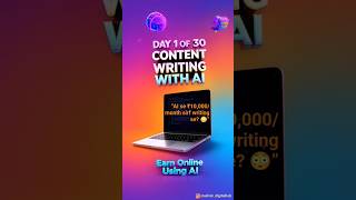 Option 2:👉 Earn Money with AI Content Writing | Day 1 of 30 AI Income Ideas 🚀 #shorts #education