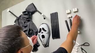 Scream Scarecrow Yard Hanging Assembly screenshot 2
