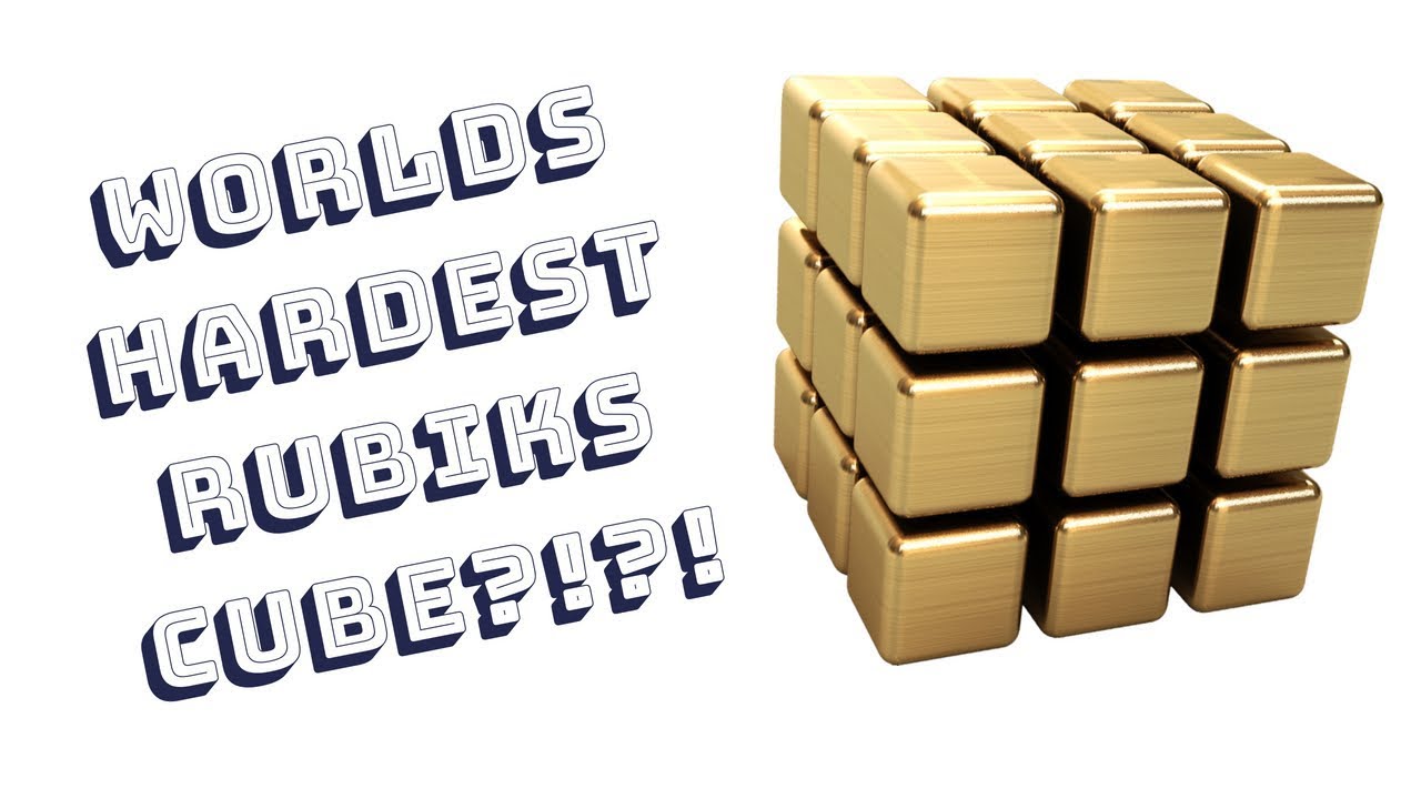 The most difficult rubiks cube ever youtube