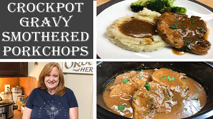CROCKPOT GRAVY SMOTHERED PORK CHOPS | Tender Pork ...
