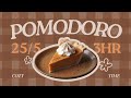 𝐩𝐮𝐦𝐩𝐤𝐢𝐧 𝐩𝐢𝐞 🥧 study with me | pomodoro focus timer | cozy lo-fi | focus with me