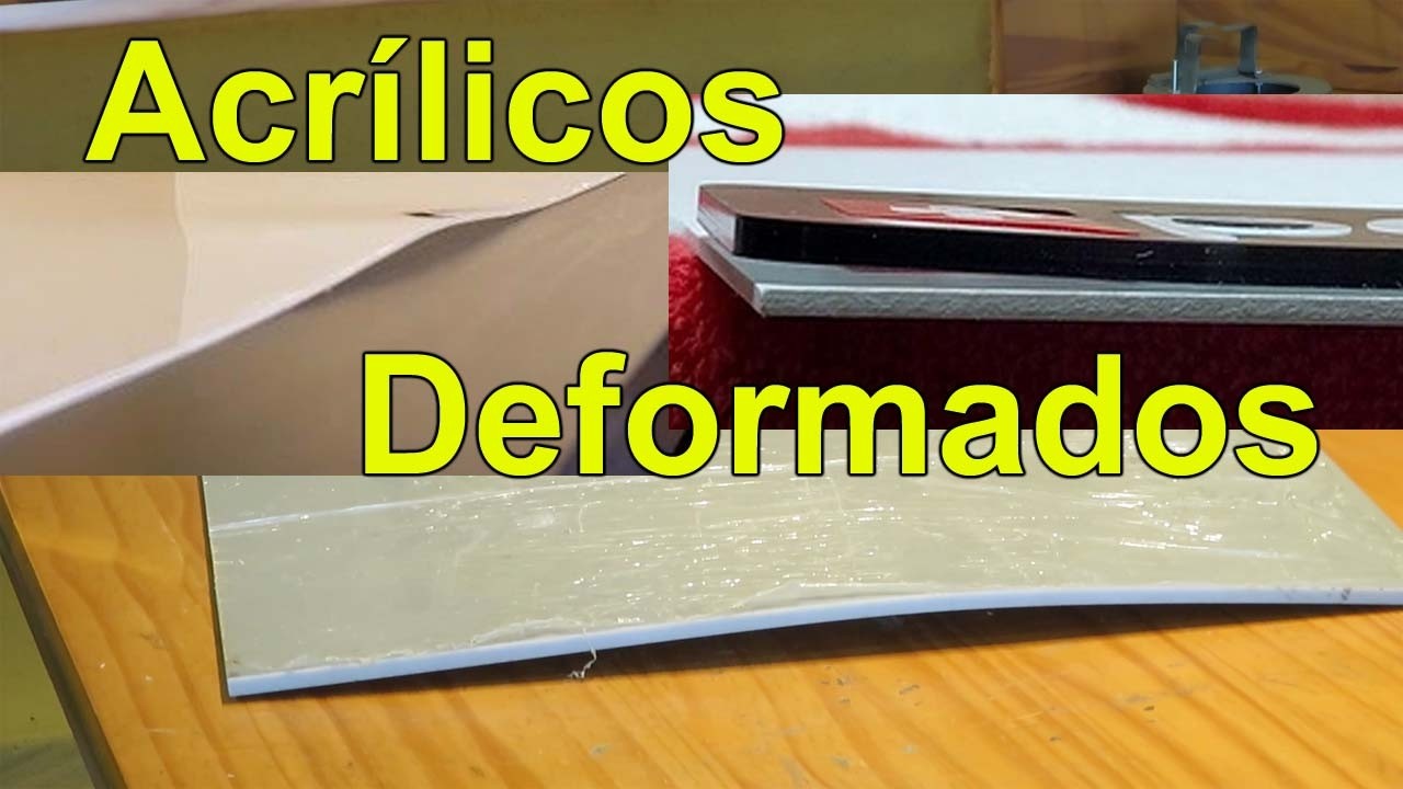 Acrílico Deformado - Aplanar Usando un Soplete #acrilicos #aplanar #soplete