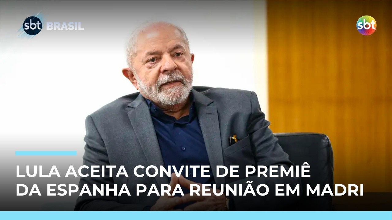 Lula aceita convite de premiê da Espanha em meio a críticas de Trump ao país | #SBTBrasil
