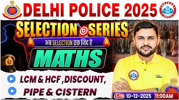 Delhi Police Maths Classes | Delhi Police Constable Maths MCQs | DP Maths By Rahul Sir