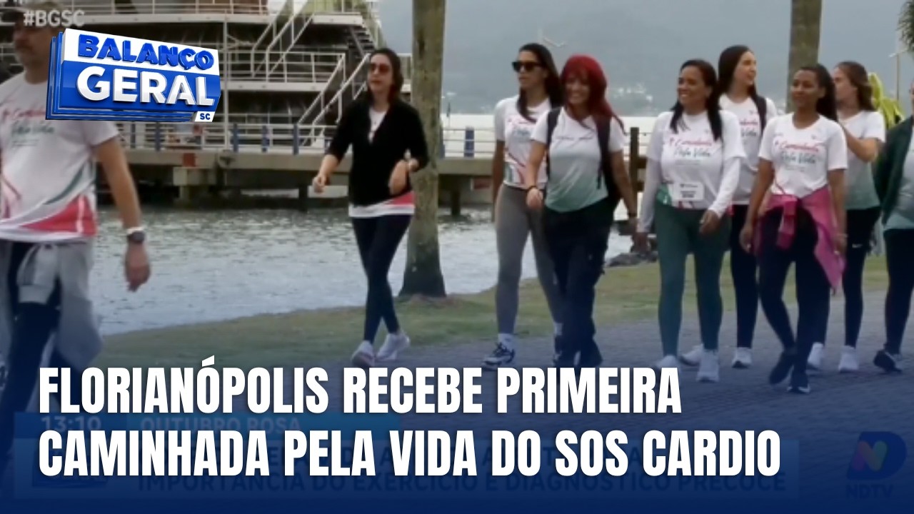 Outubro Rosa começa com Caminhada pela Vida promovida pelo SOS Cardio