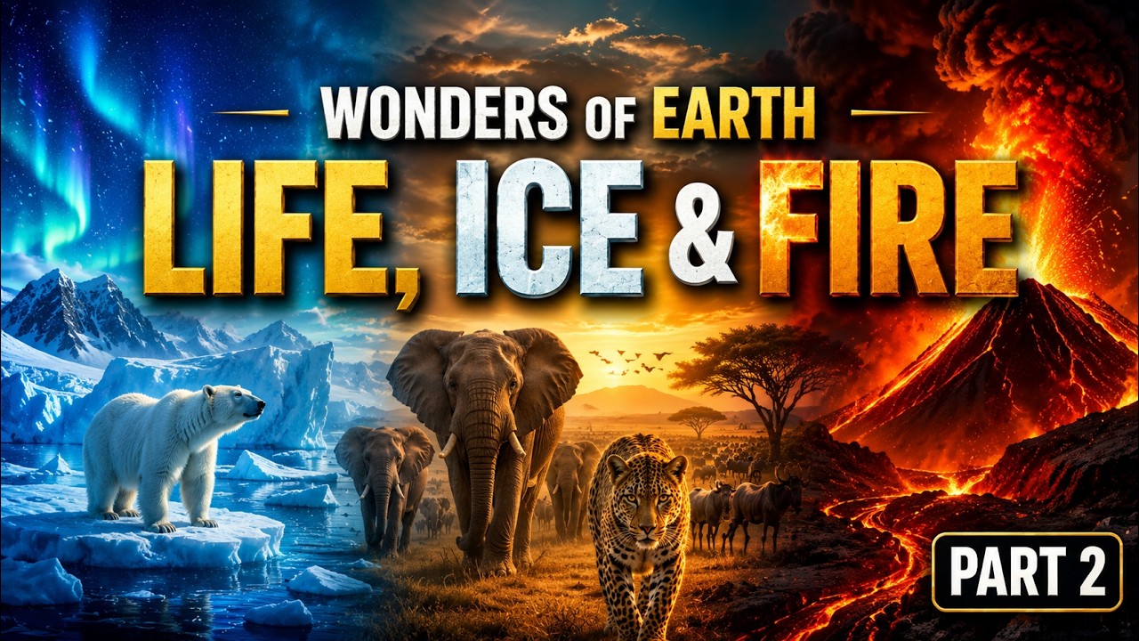 Wonders of Planet Earth | Part 2 – Frozen Worlds, Wildlife and Volcanoes