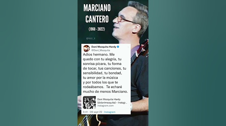 Reacciones de Hombres G al triste fallecimiento de su gran amigo Marciano Cantero. 🙏