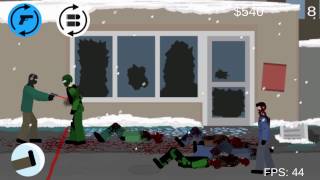 Flat Zombies: Defense. Free / Android Gameplay HD screenshot 2