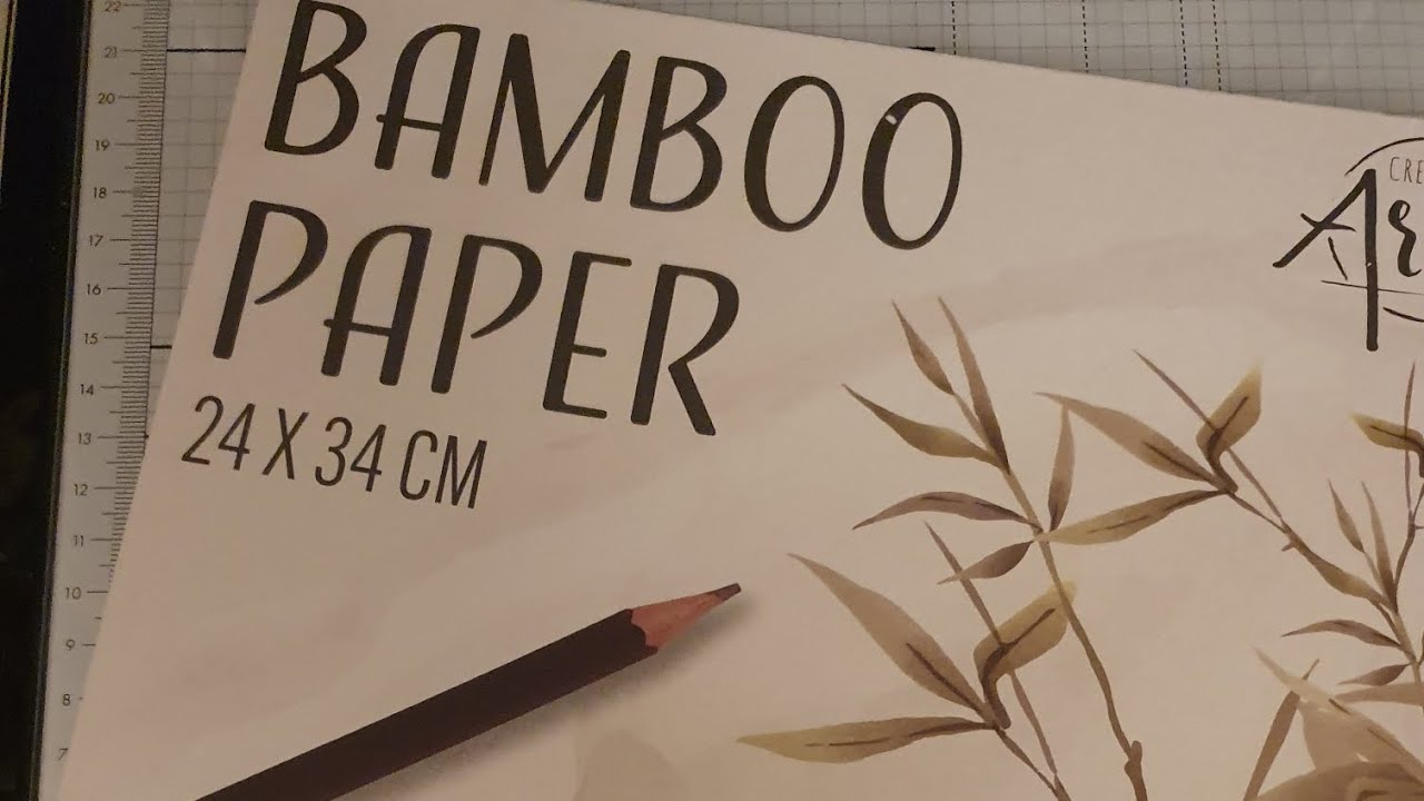 ☆NEW BAMBOO PAPER☆#action  #bamboopainting #bamboopaper #watchmecraft #diy #art #distressoxide