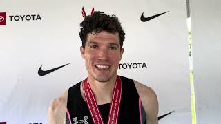 Vincent Ciattei proud to bounce back and win 5000m at 2026 US champs