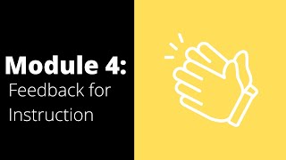 High Leverage Practices: Feedback for Instruction