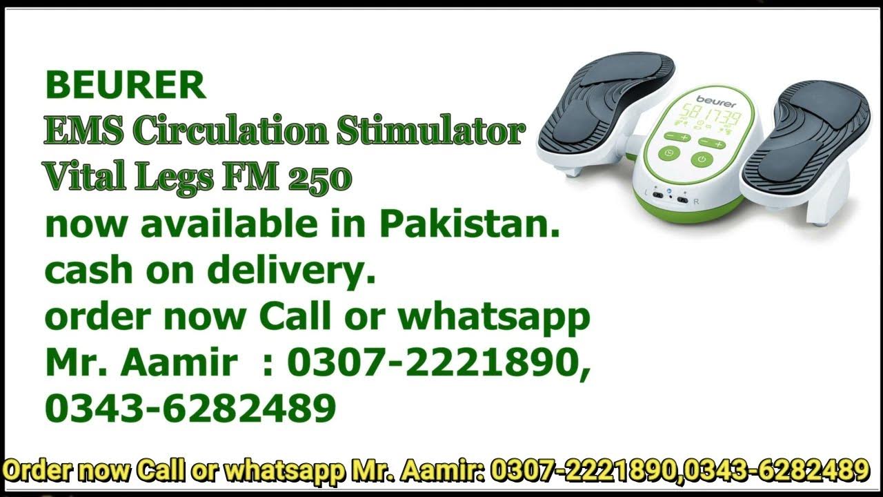Beurer EMS circulation stimulator Vital Legs FM 250 Product Review