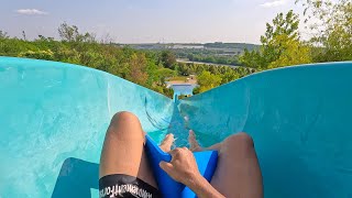 🪽 Flying Carpet Water Slide 💦 at Aquaréna Mogyoród 🇭🇺