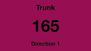 [SBS Transit] Trunk Bus Service 165 - Direction 1 Hyperlapse