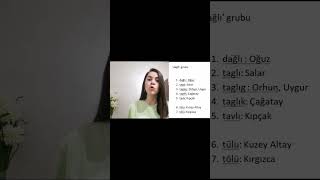 ÖABT/ EDEBİYAT- Talat Tekin 'in Türk Dili Sınıflandırması
