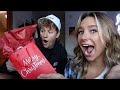 giving Drew his christmas present.. VLOGMAS DAY 16