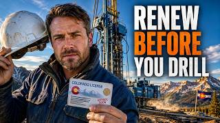 How to renew a well driller license in Colorado