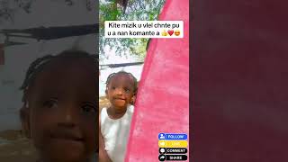 Yon timoun kap chante yon mizik wendy #viralvideo #viral
