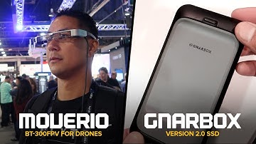 NAB 2018 - Epson Moverio BT-300 FPV and Gnarbox 2.0 SSD
