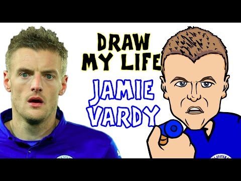 Jamie Vardy - DRAW MY LIFE! (Vardy biography PARODY highlights champions movie story)