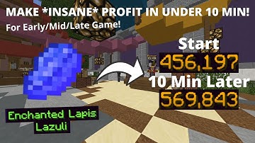MAKE 100k COINS IN UNDER 10 MINUTES! Money Making Method In | Hypixel Skyblock #274