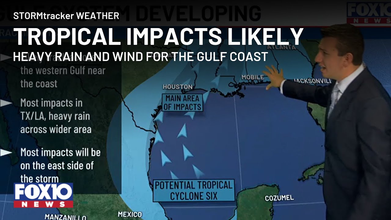 Hurricane impacts likely for the Gulf Coast; Heavy rain expected ...